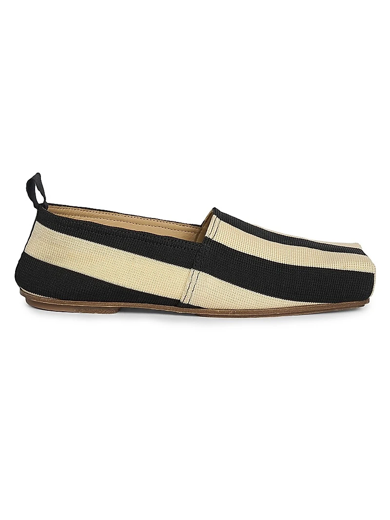 Carre Striped Loafers