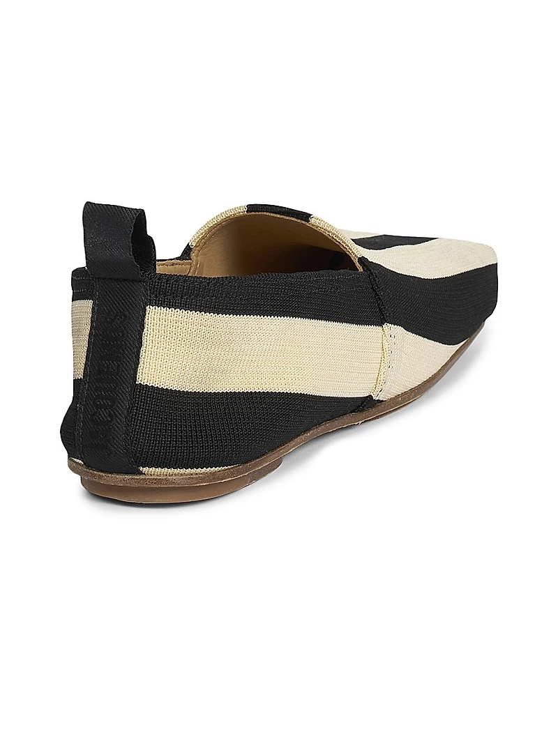 Carre Striped Loafers