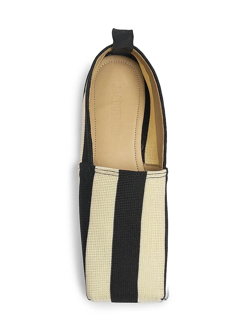 Carre Striped Loafers