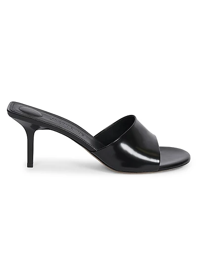 Cubisto 70MM Leather Mules