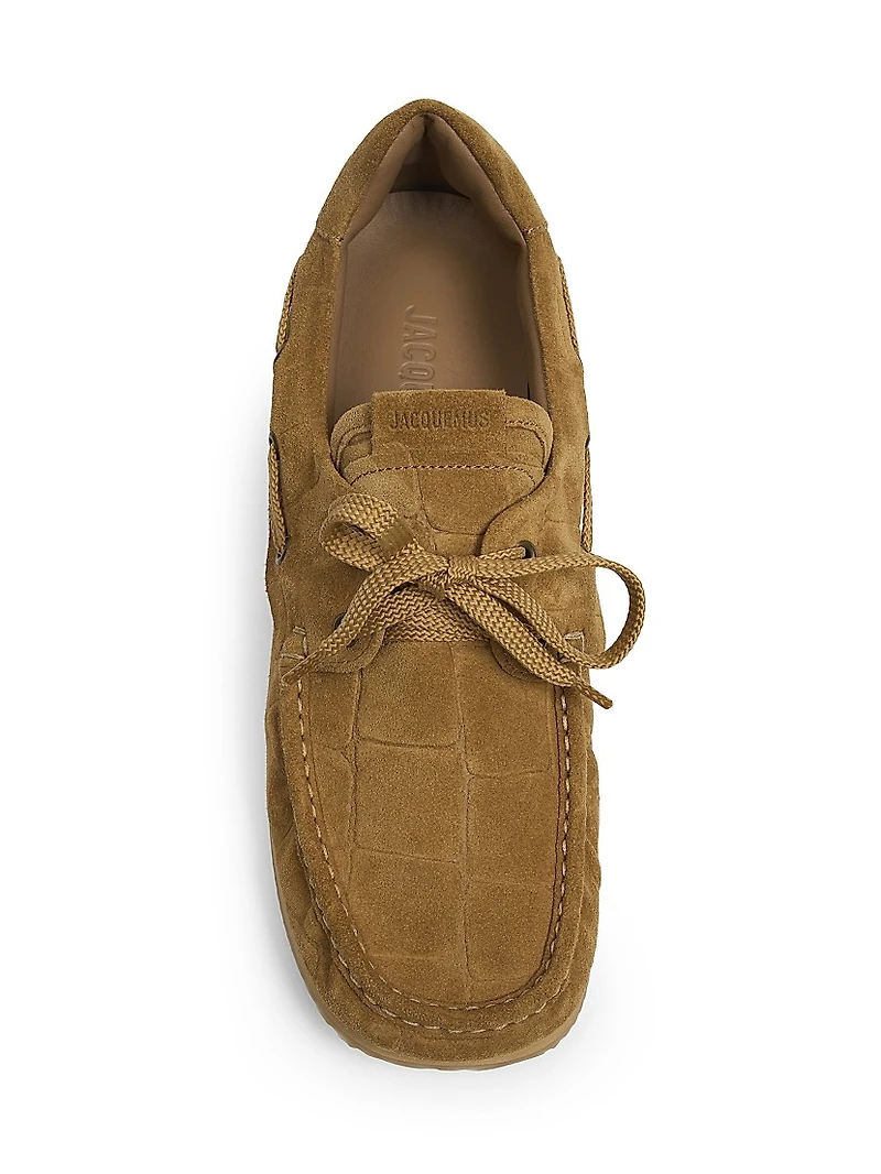 Les Batto Suede Boat Shoes