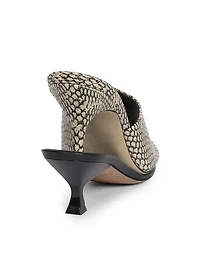 Les Doubles 100MM Leather Mules