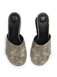 Les Doubles 100MM Leather Mules
