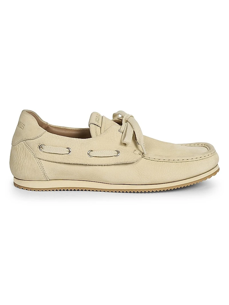 Les Batto Leather Boat Shoes