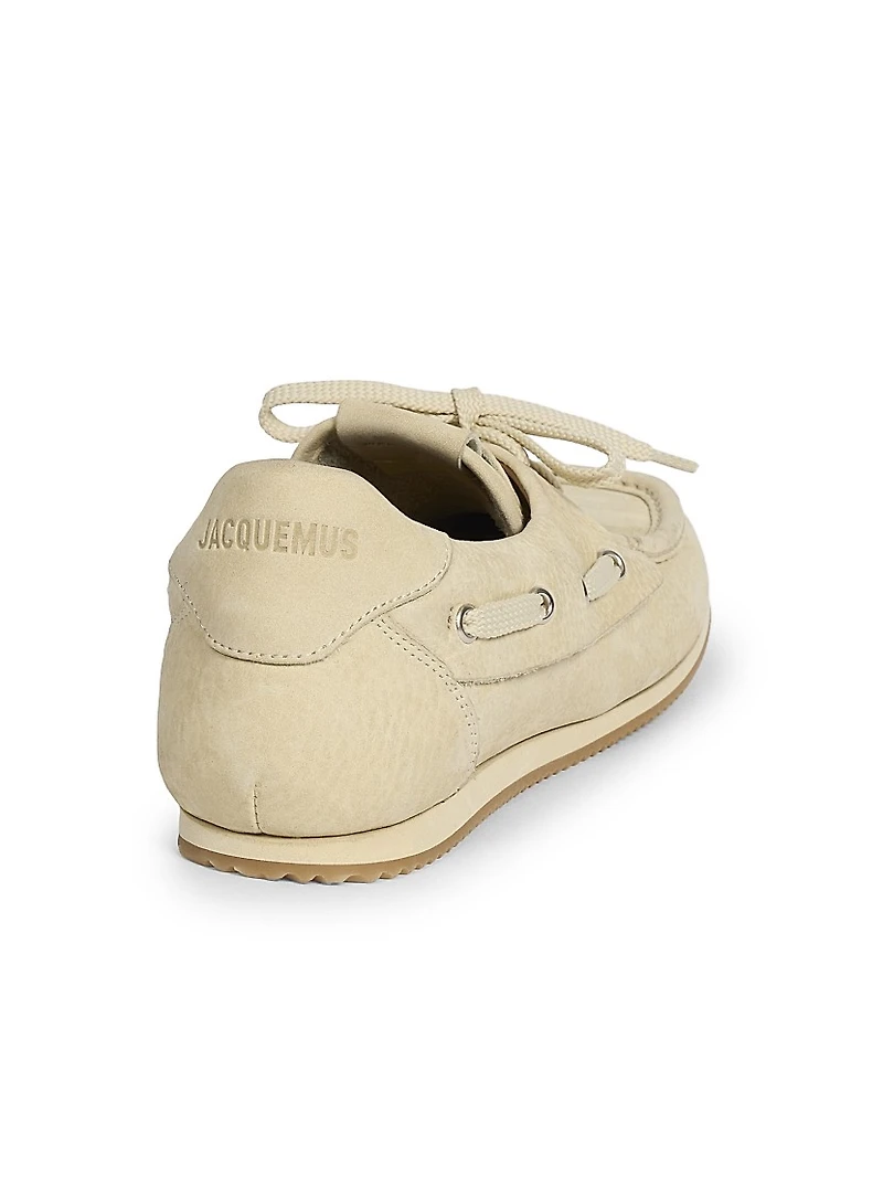 Les Batto Leather Boat Shoes