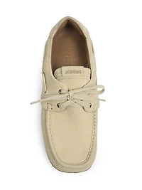 Les Batto Leather Boat Shoes