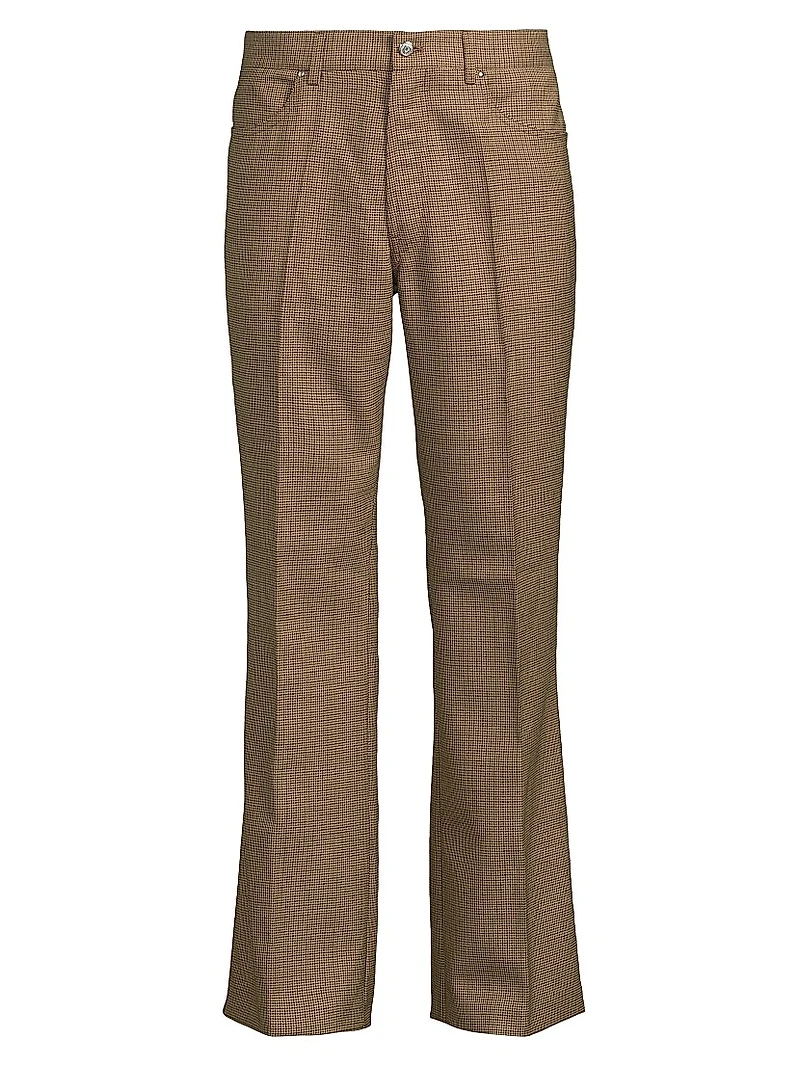 Valluco Glen Plaid Wool Trousers