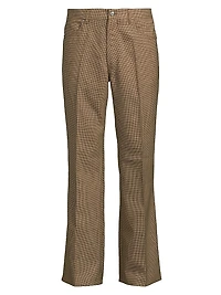 Valluco Glen Plaid Wool Trousers