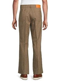Valluco Glen Plaid Wool Trousers