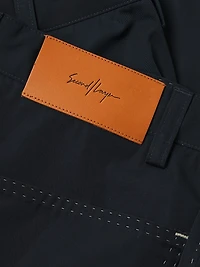 Angel Web Straight-Leg Pants