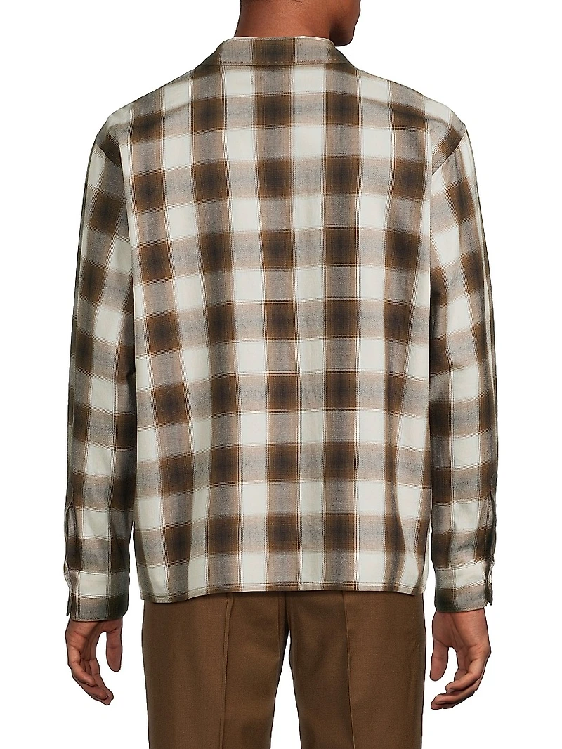 Zip-Up Relaxed Shirt