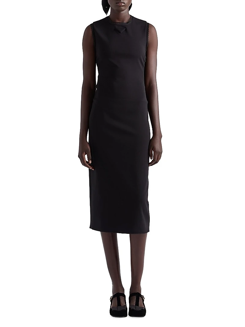 Interlock Crepe Dress
