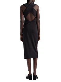 Interlock Crepe Dress