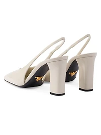 Patent Leather Slingback 85MM Pumps