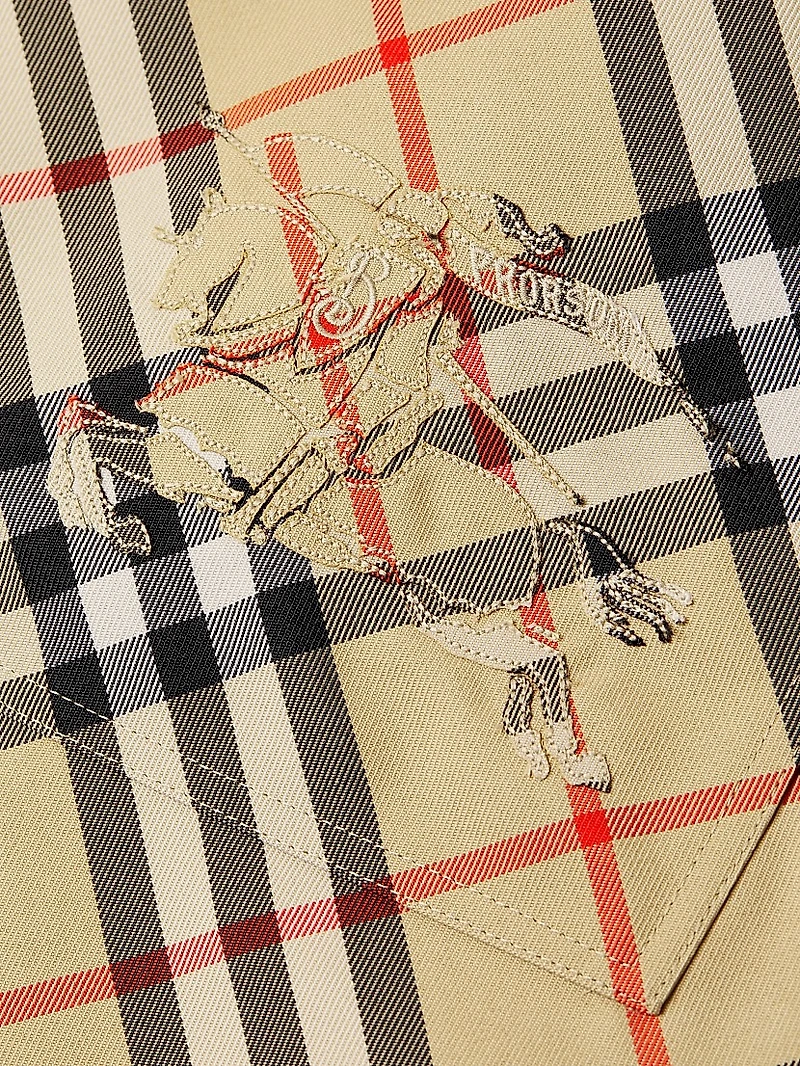 EKD Check Hooded Cape