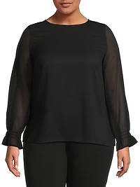 Crêpe De Chine Blouse