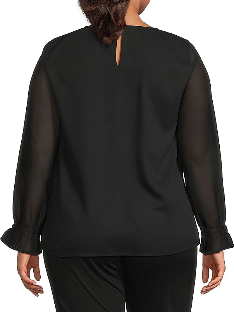 Crêpe De Chine Blouse