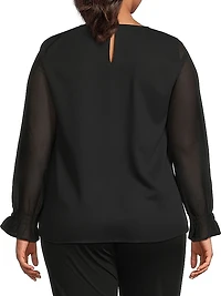 Crêpe De Chine Blouse