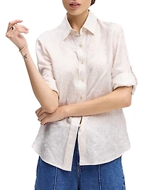 Hadley Paisley Silk-Blend Shirt