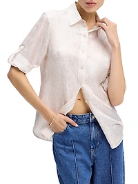 Hadley Paisley Silk-Blend Shirt