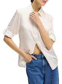 Hadley Paisley Silk-Blend Shirt