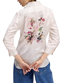 Hadley Paisley Silk-Blend Shirt