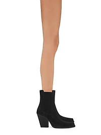 Dallas 100MM Suede Ankle Boots