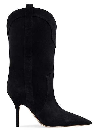 Paloma 95MM Suede Mid-Calf Boots