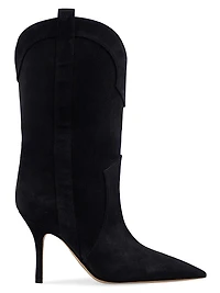 Paloma 95MM Suede Mid-Calf Boots