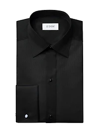 Contemporary-Fit Plissé Bib Formal Shirt