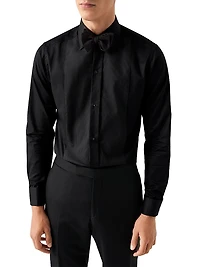 Contemporary-Fit Plissé Bib Formal Shirt