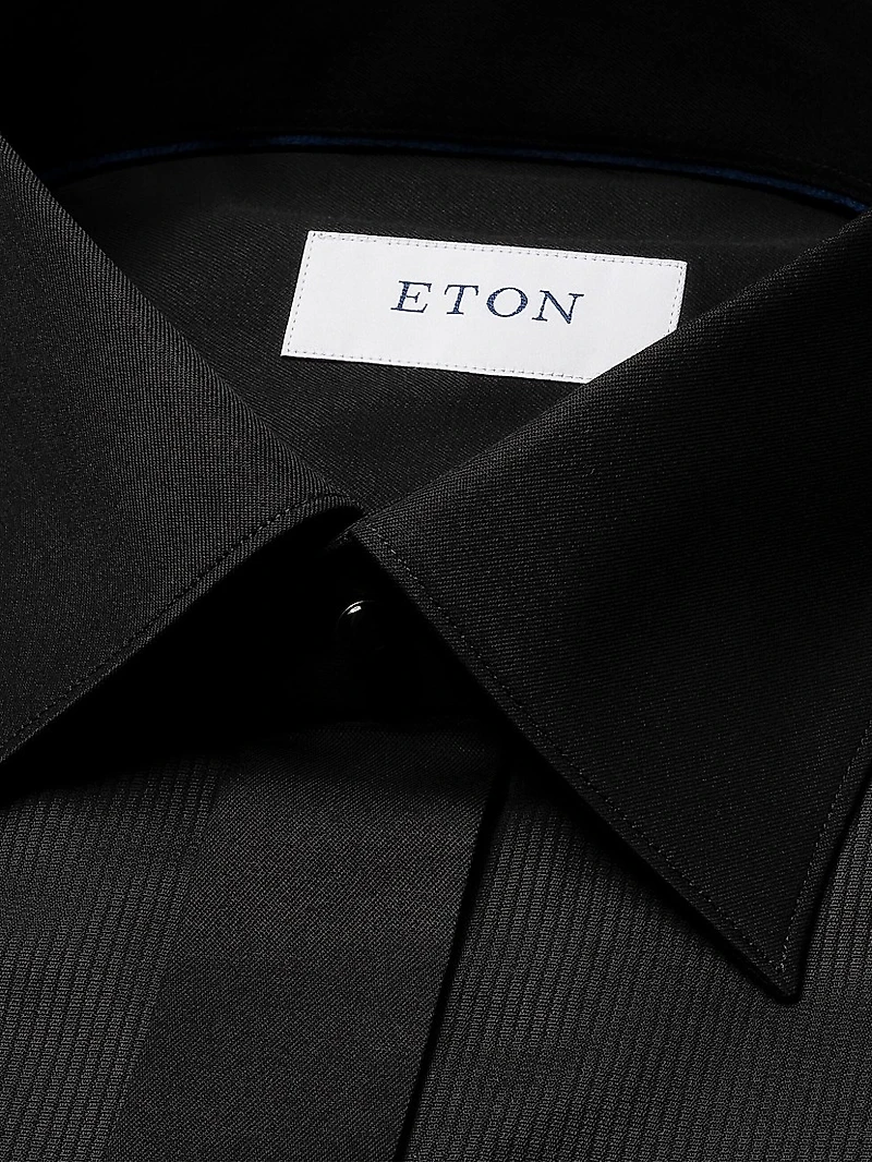 Contemporary-Fit Plissé Bib Formal Shirt