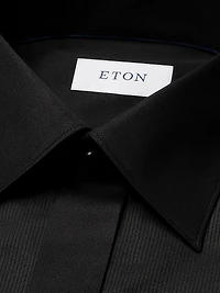 Contemporary-Fit Plissé Bib Formal Shirt