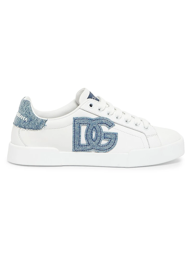 Cotton-Blend Low-Top Sneakers