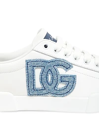 Cotton-Blend Low-Top Sneakers