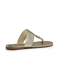 Olivia Metallic Leather Sandals