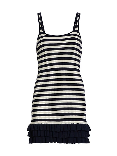 The Sutter Rib-Knit Tank Minidress