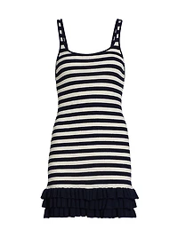 The Sutter Rib-Knit Tank Minidress
