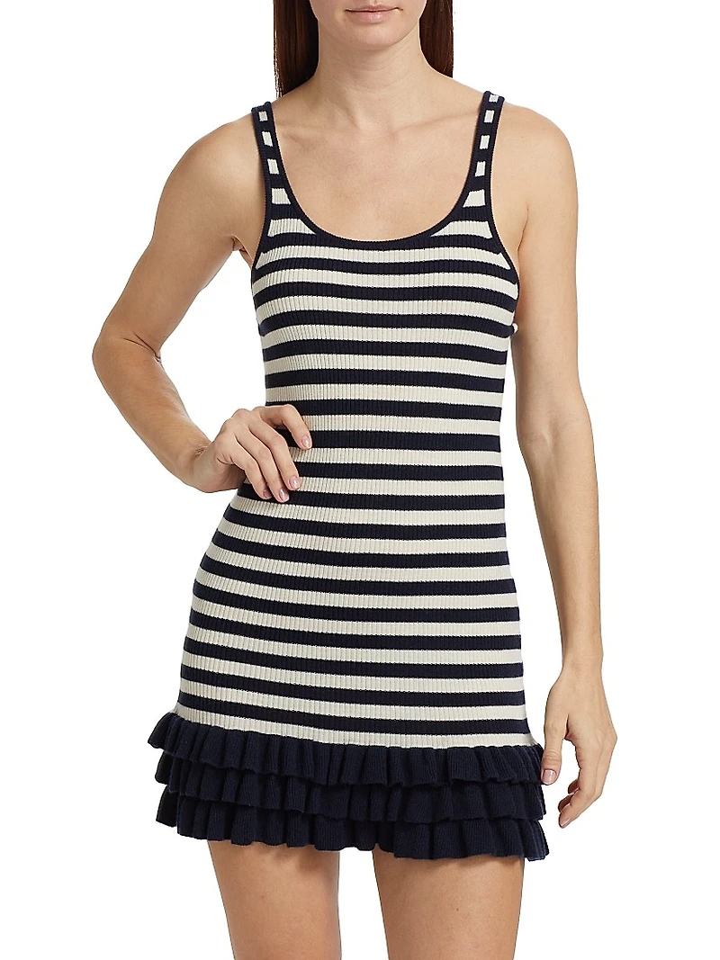 The Sutter Rib-Knit Tank Minidress
