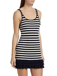 The Sutter Rib-Knit Tank Minidress