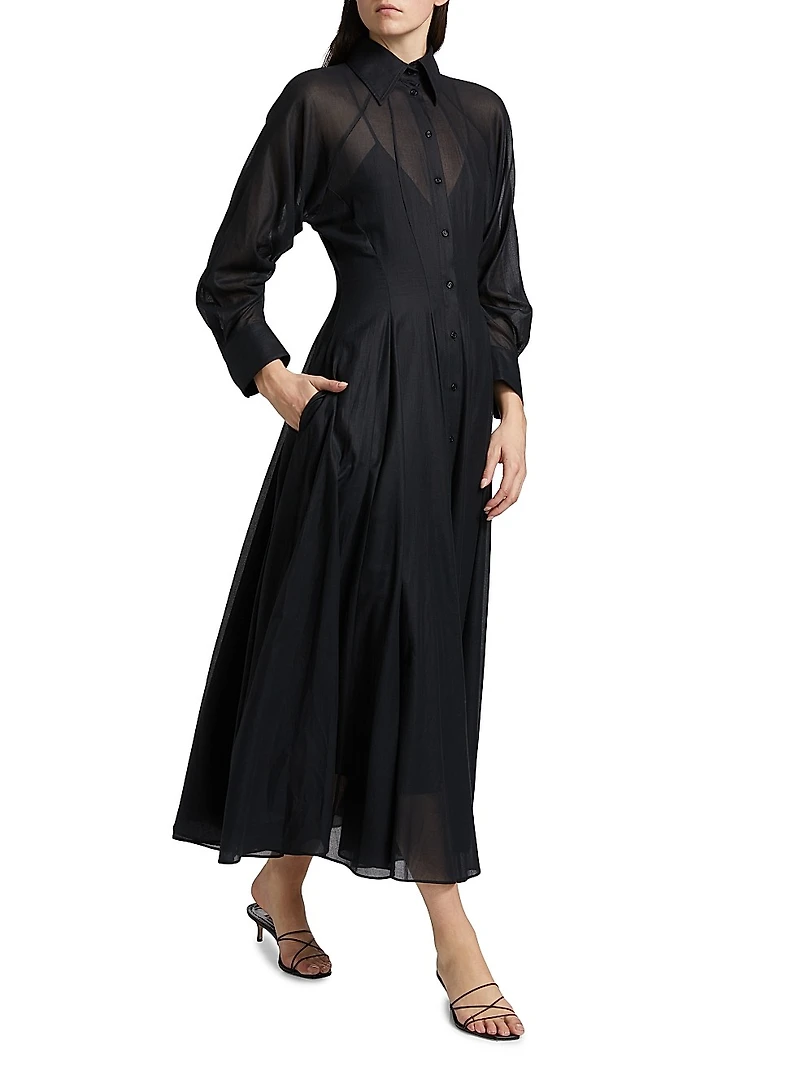 The Virginia Cotton Shirtdress