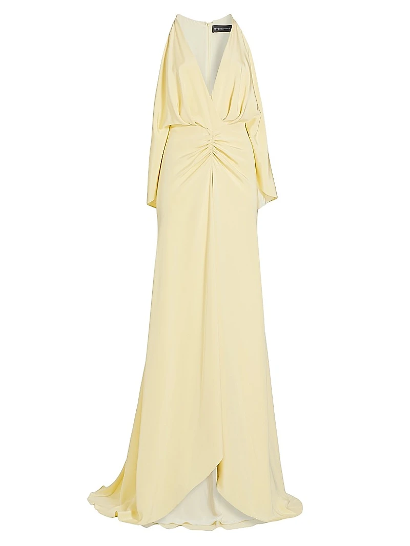 The Sierra Ruched Silk Gown