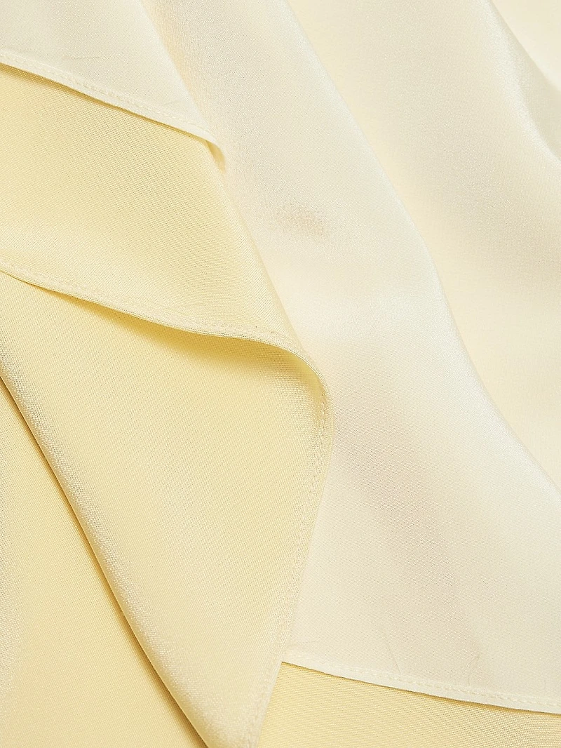 The Sierra Ruched Silk Gown