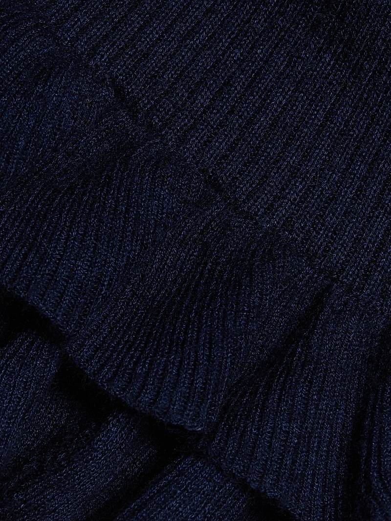 Grace Ruffle-Hem Knee-Length Skirt