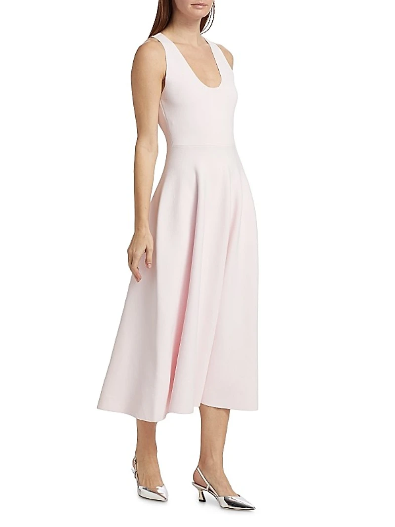 The Renee Compact Knit Midi-Dress