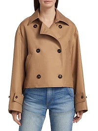 The Vivienne Cropped Trench Coat