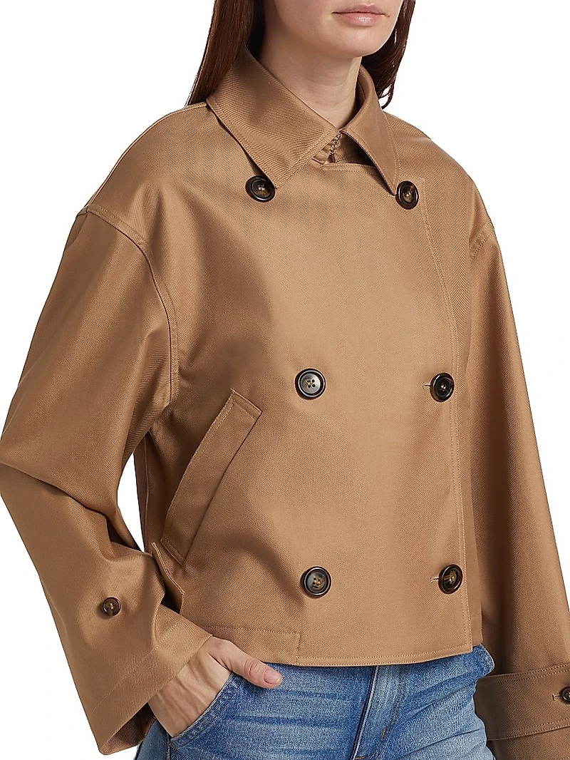 The Vivienne Cropped Trench Coat