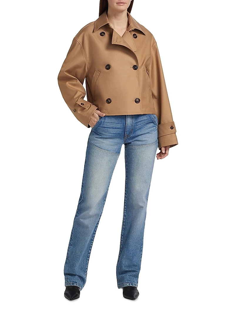 The Vivienne Cropped Trench Coat