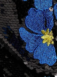 Kait Vines of Floral Sequin Dress