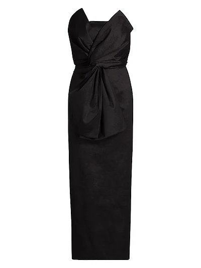 Harlow Bow Taffeta Dress